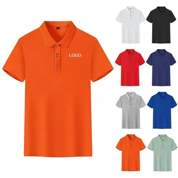 Logo Polyester Polo Shirt - Pieces