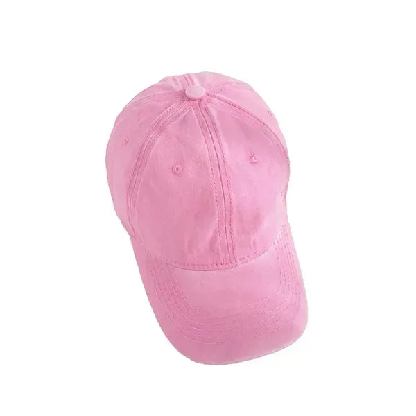 Washed Cotton Retro Baseball Cap - Unisex Hat
