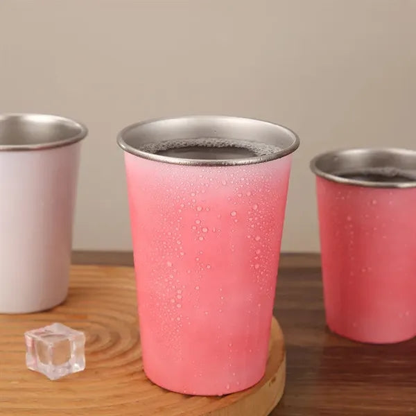 Color Changing Aluminum Cup - Cold-Activated Technology