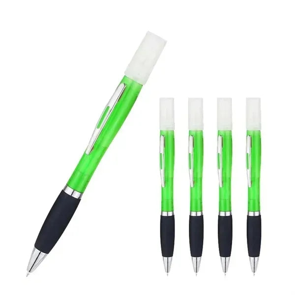 Rotatable Ballpoint Pen with Spray Bottle - 2-in-1 Design