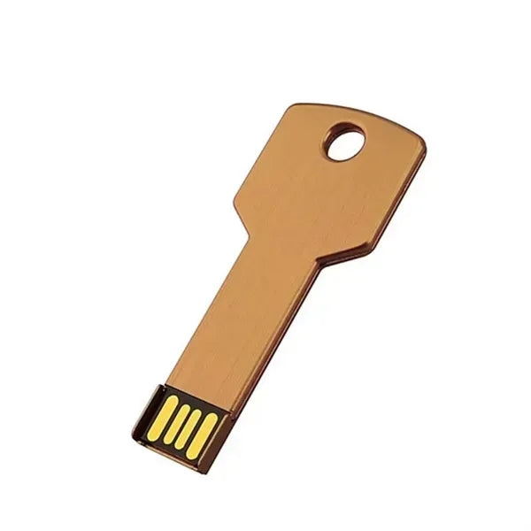 32GB Metal Keychain USB Flash Drive - Creative Design
