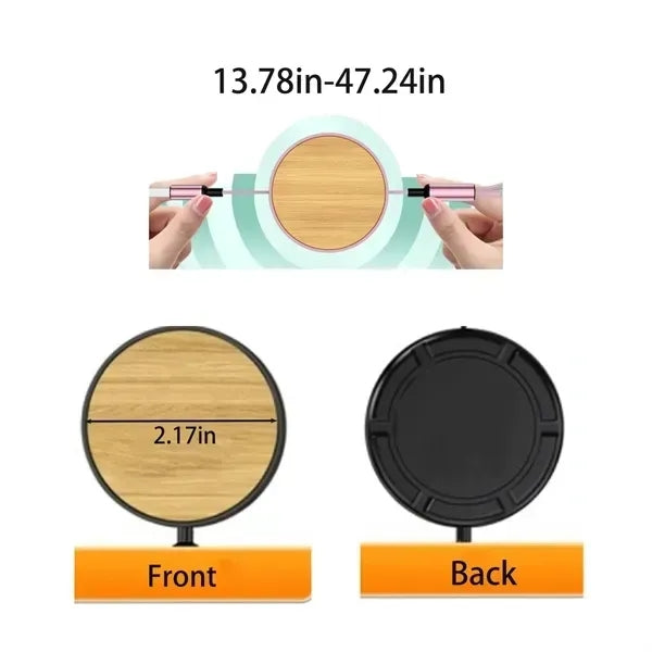 Bamboo 3-in-1 Retractable Charging Cable