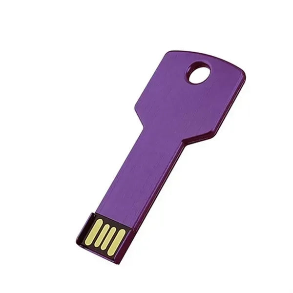 32GB Metal Keychain USB Flash Drive - Creative Design