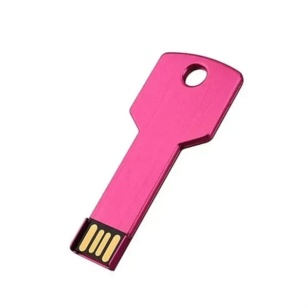 32GB Metal Keychain USB Flash Drive - Creative Design
