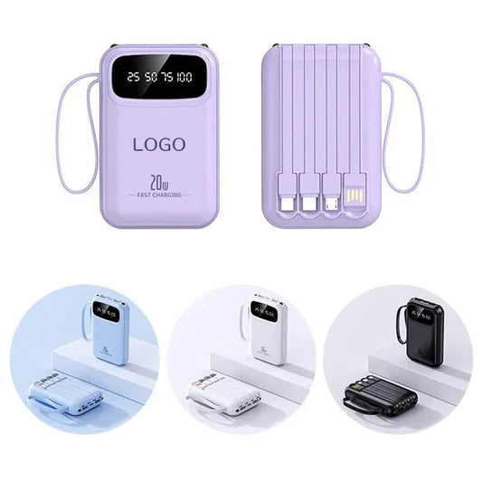 Compact 20000mAh Power Bank - Portable External Battery