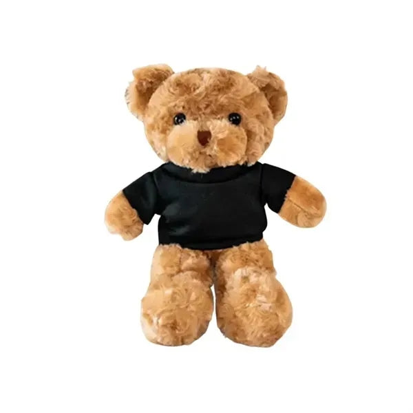 Colorful Teddy Bear Plush Toy - Cute Design with Logo Print