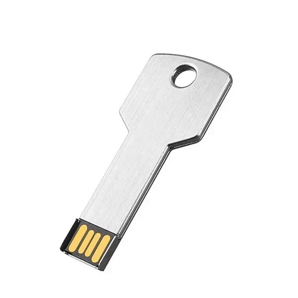 32GB Metal Keychain USB Flash Drive - Creative Design