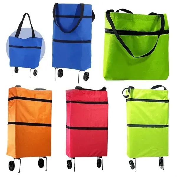 Wheeled Storage Bag - Foldable with Handles