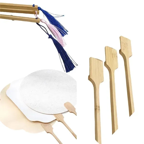 Double-Sided Chinese-Style Round Fan - DIY Craft Blank