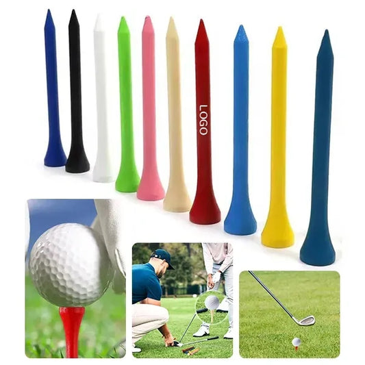 Wooden Golf Tee Organizer - Portable Holder Case