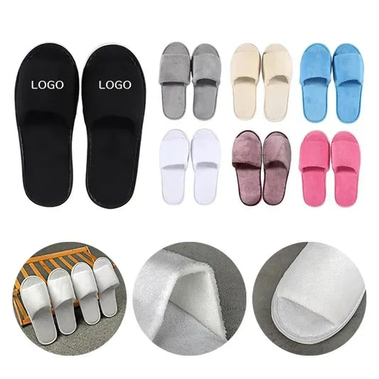 Cozy Velvet Slippers - Thick Non-Slip Design