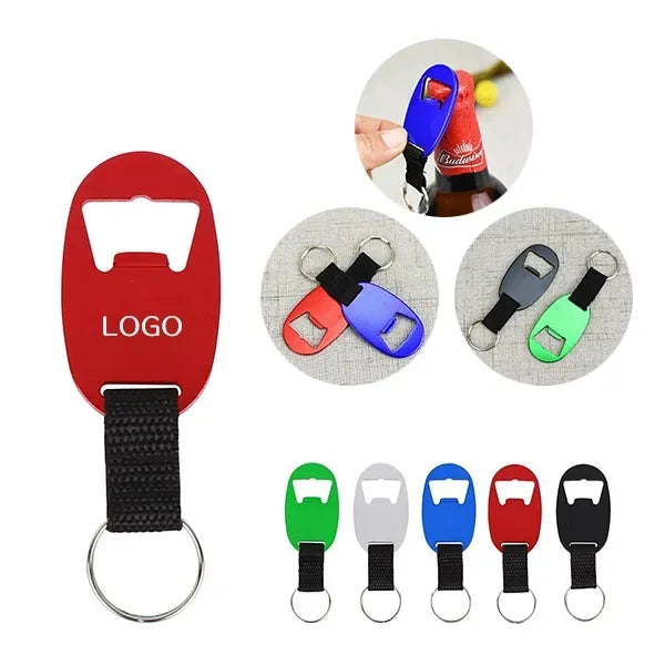 Aluminum Oval Keychain Bottle Opener