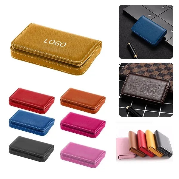 PU Leather Business Card Holder - Premium Storage Case
