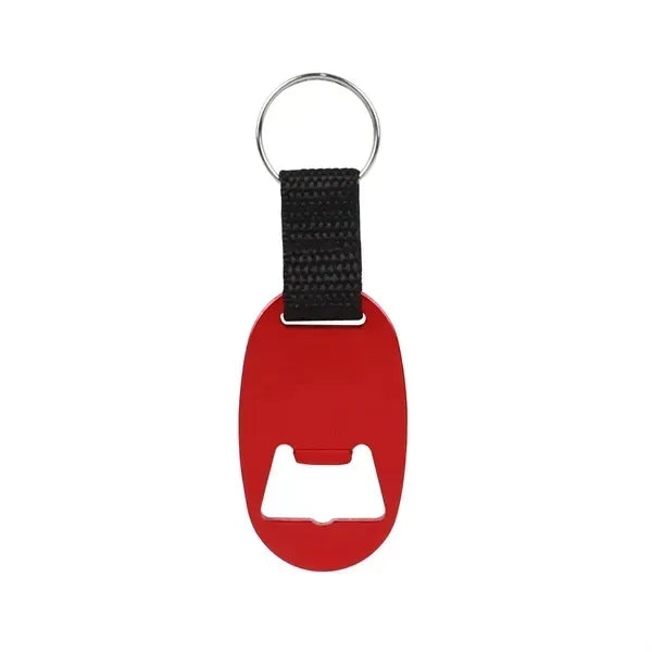 Aluminum Oval Keychain Bottle Opener