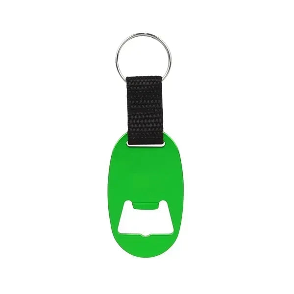 Aluminum Oval Keychain Bottle Opener