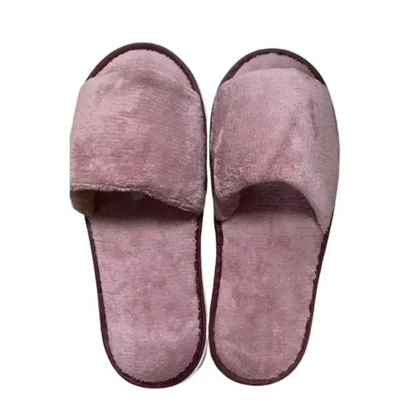 Cozy Velvet Slippers - Thick Non-Slip Design