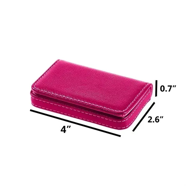 PU Leather Business Card Holder - Premium Storage Case