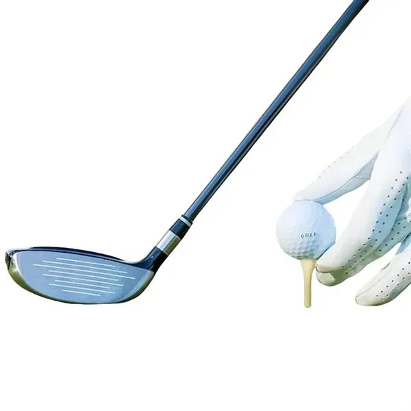 Wooden Golf Tee Organizer - Portable Holder Case