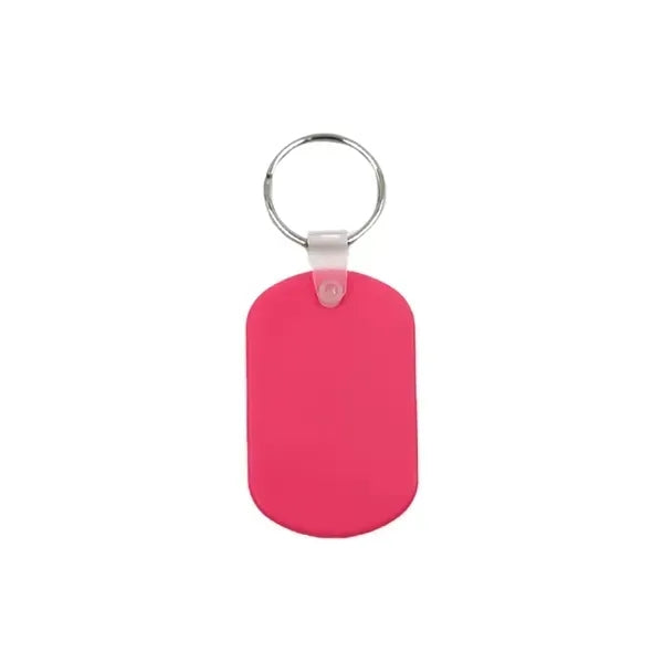 Waterproof Personalized PVC Keychain - Custom Key Ring