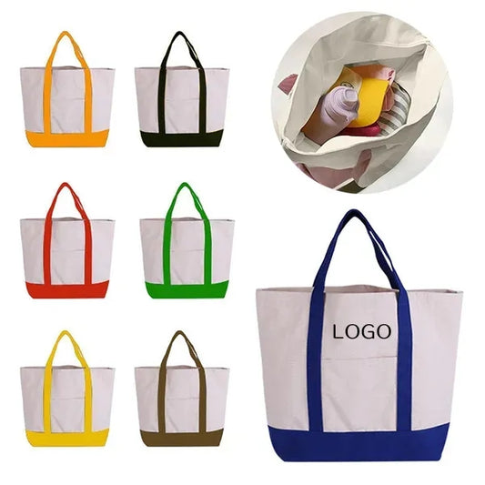 Large Capacity Canvas Tote Bag - Spacious and Durable