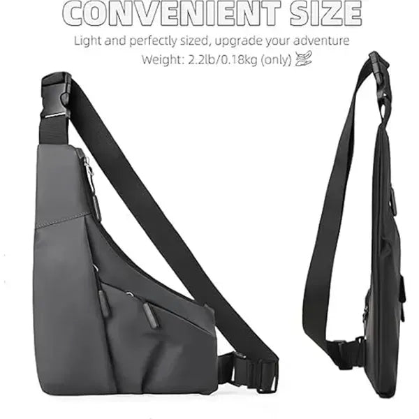 Adjustable Crossbody Purse - Stylish Hands-Free Bag