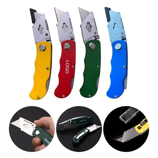 Alloy Folding Utility Knife - Zinc Material Foldable Tool