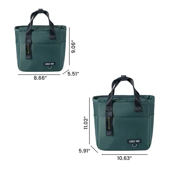 Insulated Lunch Bag - Portable Oxford Cloth Design