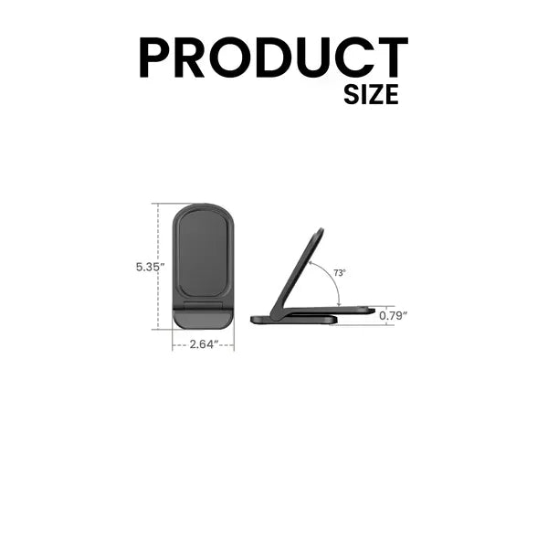 15W Wireless Charger Stand - Foldable Design