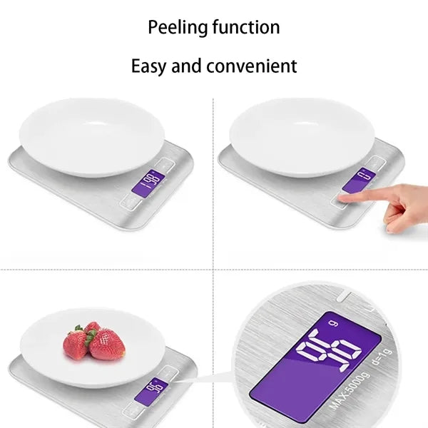 Food Scale, Perfect For Meal Prep, Cooking, And Baking