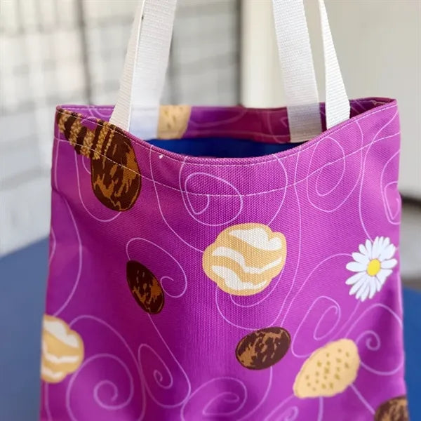 Colored Liner Medium Flat Tote (14"H x 14"W)