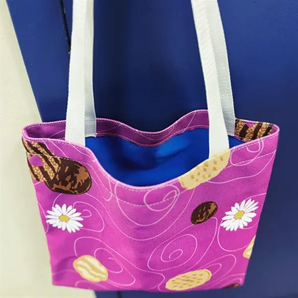 Colored Liner Medium Flat Tote (14"H x 14"W)