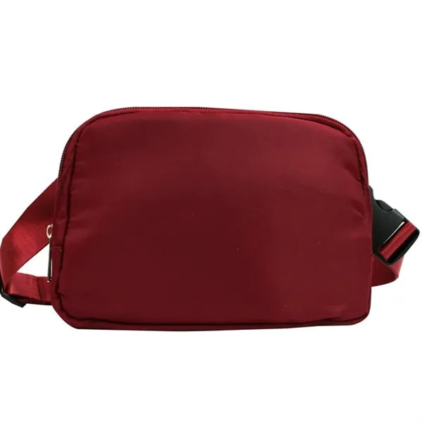 Compact Waist Pack with Customizable Strap