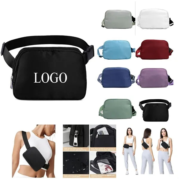 Compact Waist Pack with Customizable Strap
