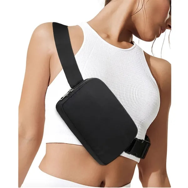 Compact Waist Pack with Customizable Strap