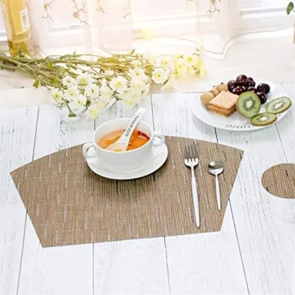 Durable Woven Table Placemats with Heat Protection