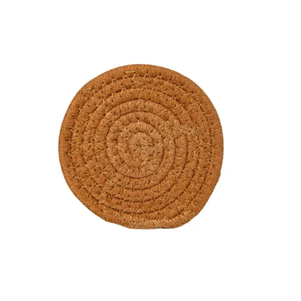 Bohemian Cotton Coaster Set with Holder