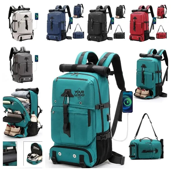 Outdoor Hiking Backpack with USB Charging Port