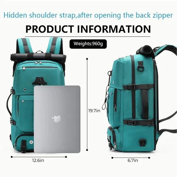 Outdoor Hiking Backpack with USB Charging Port