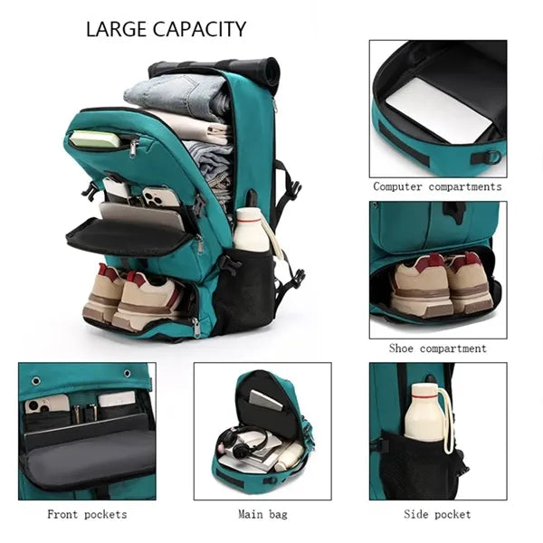 Outdoor Hiking Backpack with USB Charging Port