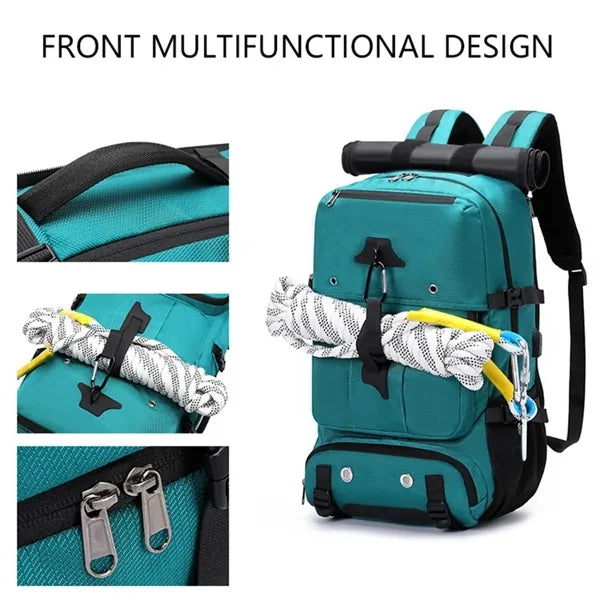 Outdoor Hiking Backpack with USB Charging Port