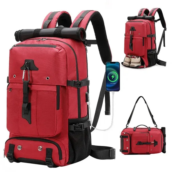 Outdoor Hiking Backpack with USB Charging Port