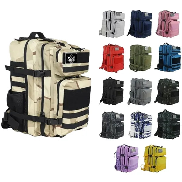 45L Tactical Backpack with Custom Patch Option