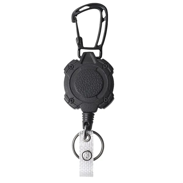 Outdoor Retractable Keychain with Carabiner Clip