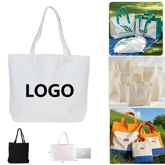 White Canvas Tote Bag