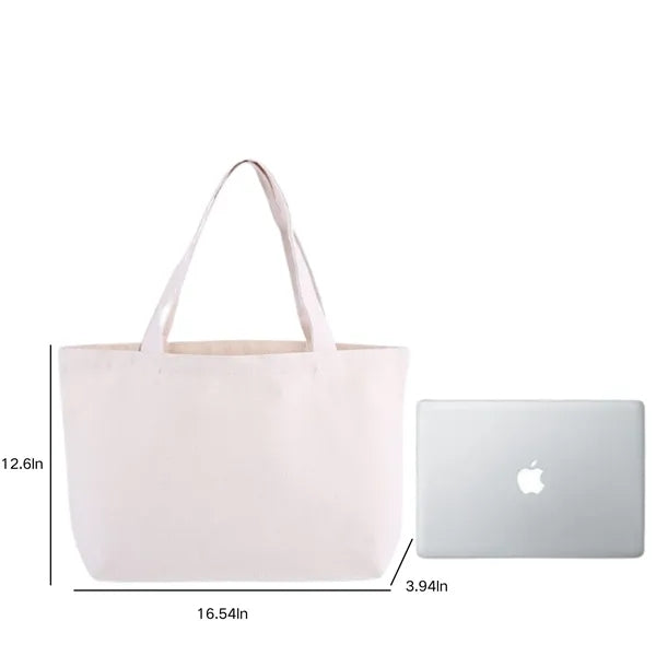 White Canvas Tote Bag