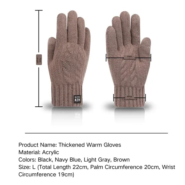 Thickened Touchscreen Winter Gloves