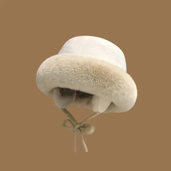 Winter Trapper Hat with Ear Flaps Plush Lined