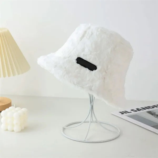 Women's Winter Knit Hat with Ear Flaps, Bowl Cut Design