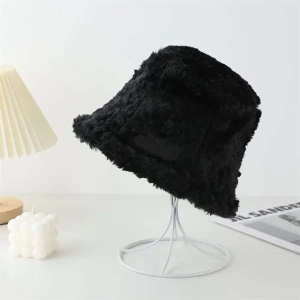 Women's Winter Knit Hat with Ear Flaps, Bowl Cut Design
