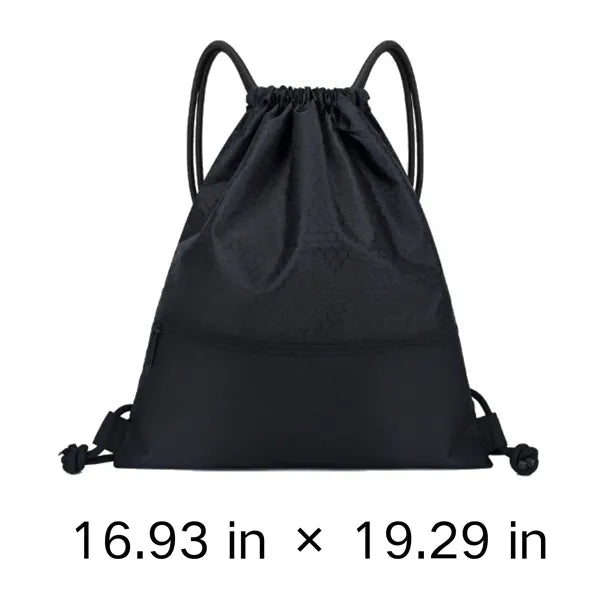 Polyester Drawstring Backpack Sports Travel Bag